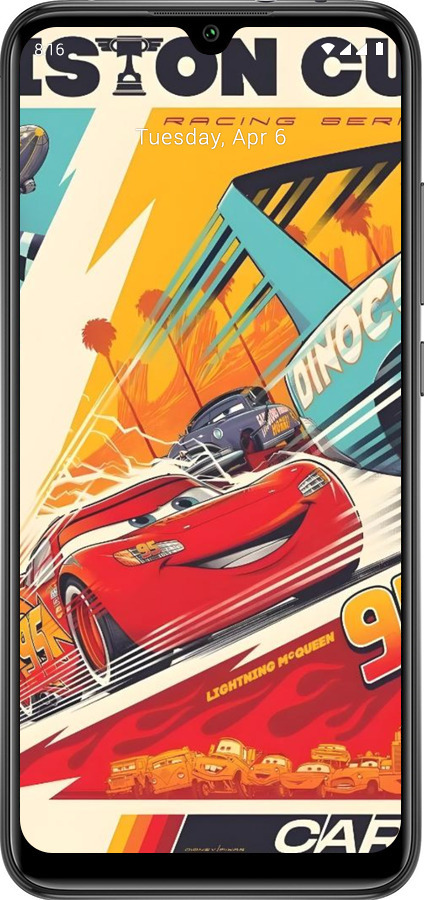 TPU чехол Тачки для Xiaomi Mi A3 - 6288b-1737 изображение 