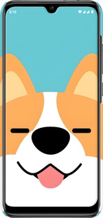 3D пластиковый матовый чехол Корги для Xiaomi Mi A3 - 6280m-1737 изображение 