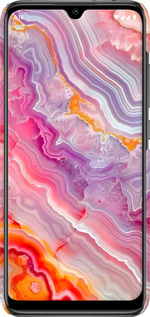 3D пластиковый матовый чехол Мрамор 2 для Xiaomi Mi A3 - 6307m-1737 изображение 