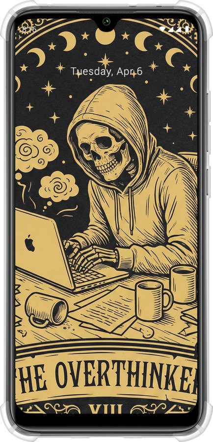 Силикон с усиленными углами чехол The Overthinker для Xiaomi Mi CC9E - 6774sp-4140 изображение 
