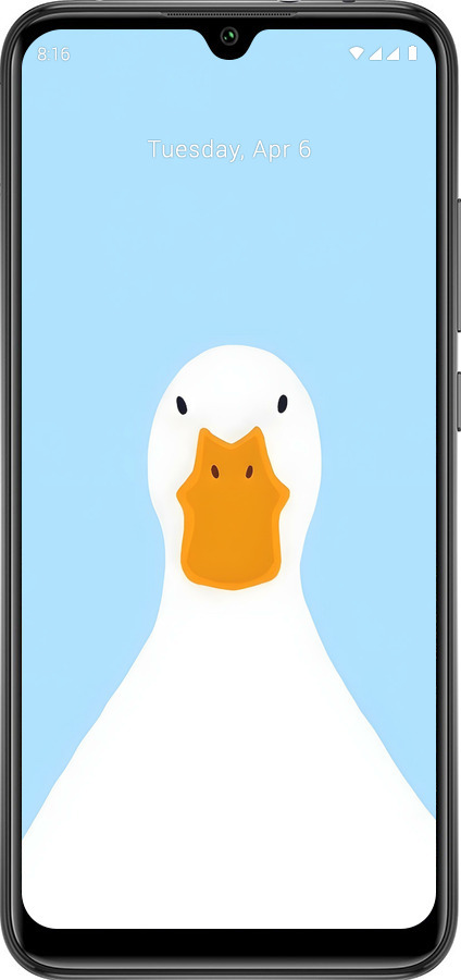 Силиконовый чехол Гусь для Xiaomi Mi A3 - 6350u-1737 изображение 