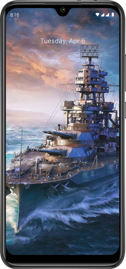 Силиконовый чехол Военный корабль, world of tanks, wargaming для Xiaomi Mi A3 - 6461u-1737 изображение 