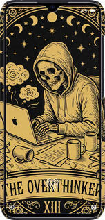 3D пластиковый матовый чехол The Overthinker для Xiaomi Mi CC9 - 6774m-1747 изображение 