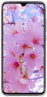 Силикон с усиленными углами чехол Сакура для Xiaomi Mi CC9 - 6029sp-1747 изображение 