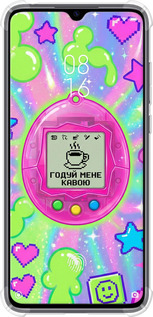 Силикон с усиленными углами чехол Y2K Aesthetic Retro Pet: Годуй мене кавою для Xiaomi Mi CC9 - 6784sp-1747 изображение 