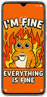 Силикон с усиленными углами чехол Funny Cat для Xiaomi Mi CC9 - 6786sp-1747 изображение 