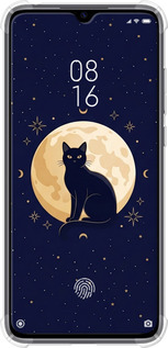 Силикон с усиленными углами чехол Cute Cat Celestial/Witchy для Xiaomi Mi CC9 - 6787sp-1747 изображение 