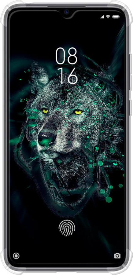 Силикон с усиленными углами чехол Wolf для Xiaomi Mi 9 Lite - 6610sp-1834 изображение 