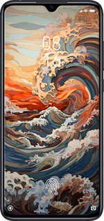 2D пластиковый чехол Арт волны для Xiaomi Mi CC9 - 6324t-1747 изображение 