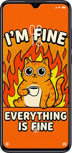 Силиконовый чехол Funny Cat для Xiaomi Mi 9 Lite - 6786u-1834 изображение 