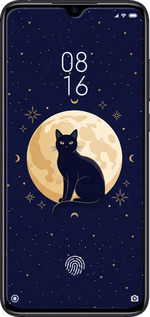 Силиконовый чехол Cute Cat Celestial/Witchy для Xiaomi Mi 9 Lite - 6787u-1834 изображение 