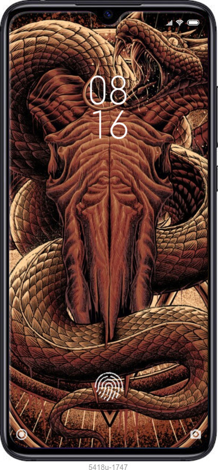 Силиконовый чехол № 5418 для Xiaomi Mi 9 Lite - 5418u-1834 изображение 