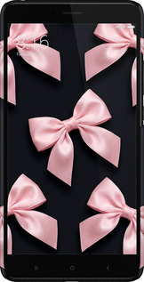 3D пластиковий матовий чехол Coquette Ribbons Dark Coquette для Xiaomi Mi Max 2 - 6767m-994 изображение 