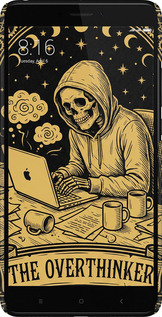 3D пластиковый матовый чехол The Overthinker для Xiaomi Mi Max 2 - 6774m-994 изображение 