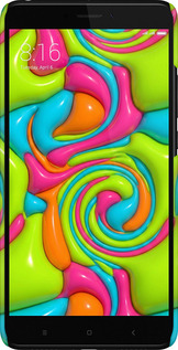 3D пластиковий матовий чехол Y2K Jelly Dream для Xiaomi Mi Max 2 - 6780m-994 изображение 