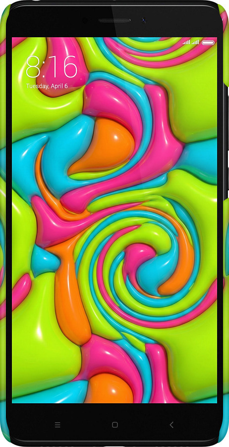 3D пластиковий матовий чехол Y2K Jelly Dream для Xiaomi Mi Max 2 - 6780m-994 изображение 