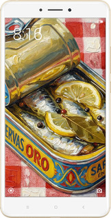 2D пластиковий чехол Vintage Sardine Tin Phone для Xiaomi Mi Max 2 - 6772t-994 изображение 