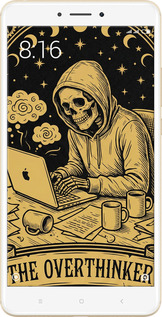 2D пластиковый чехол The Overthinker для Xiaomi Mi Max 2 - 6774t-994 изображение 