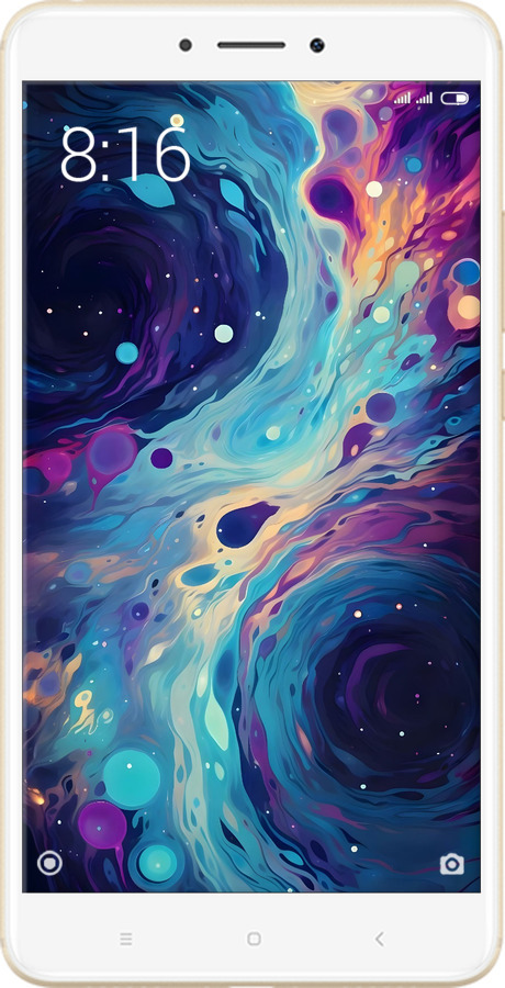 2D пластиковый чехол Арт акварель для Xiaomi Mi Max 2 - 6329t-994 изображение 