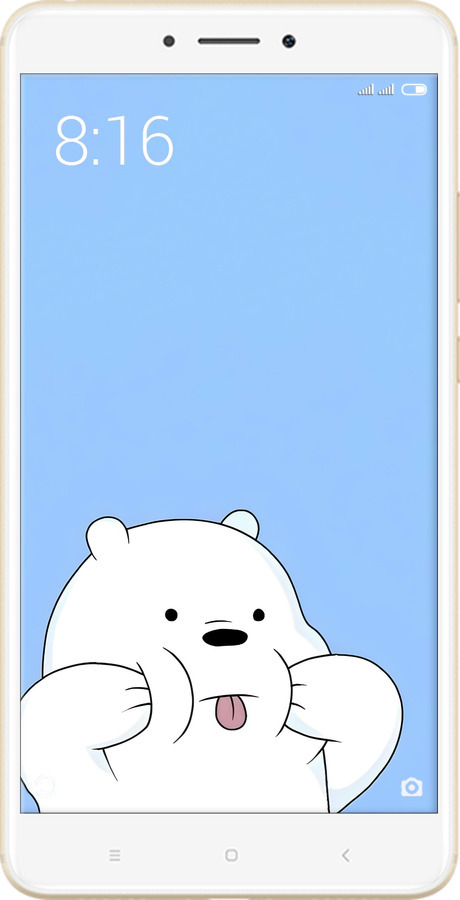 2D пластиковий чехол Милий ведмедик для Xiaomi Mi Max 2 - 6357t-994 изображение 