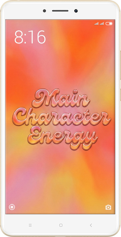 Силіконовий чехол Aura Gradient Main Character Energy Aesthetic Y2K для Xiaomi Mi Max 2 - 6783u-994 изображение 