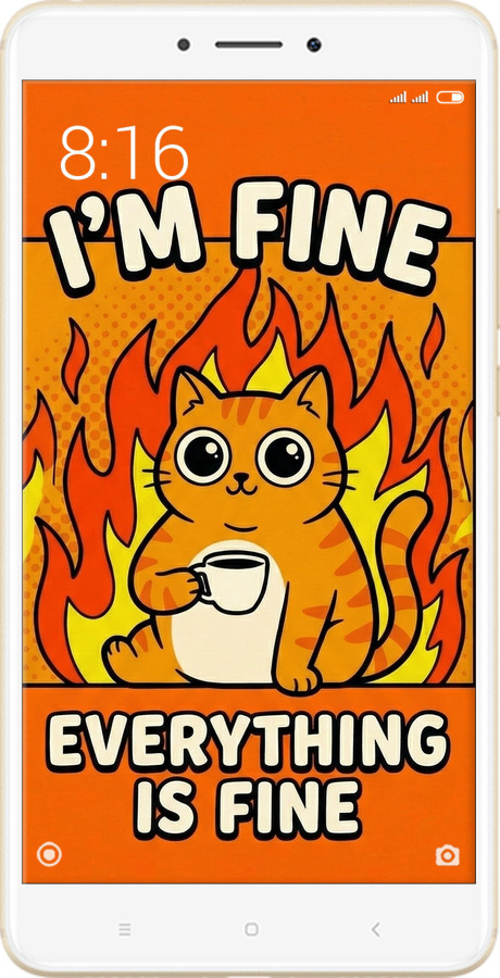 2D пластиковый чехол Funny Cat для Xiaomi Mi Max 2 - 6786t-994 изображение 