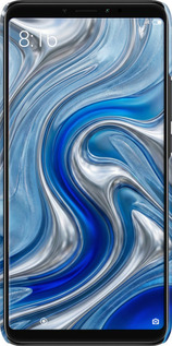 3D пластиковый матовый чехол Liquid Chrome для Xiaomi Mi Max 3 - 6781m-1534 изображение 