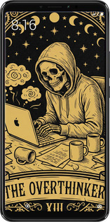 2D пластиковый чехол The Overthinker для Xiaomi Mi Max 3 - 6774t-1534 изображение 