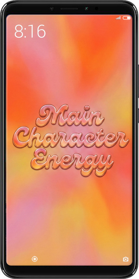 2D пластиковый чехол Aura Gradient Main Character Energy Aesthetic Y2K для Xiaomi Mi Max 3 - 6783t-1534 изображение 