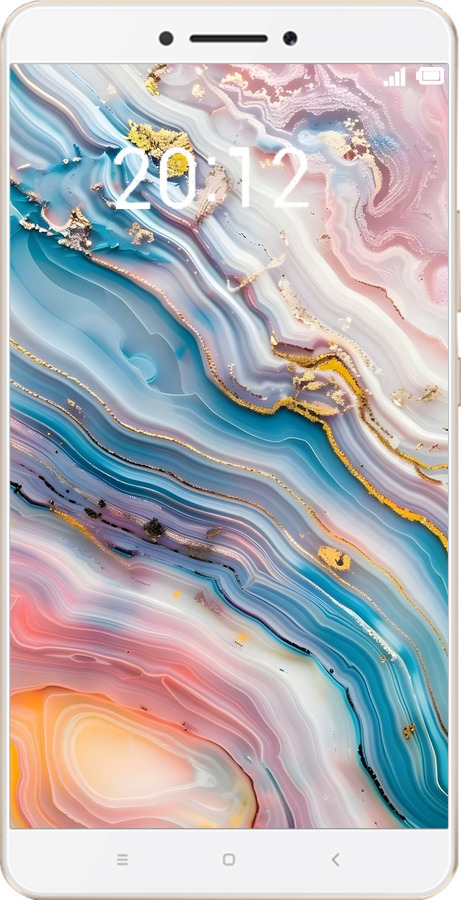 Силіконовий чехол Мрамор красивый для Xiaomi Mi Max - 6376u-275 изображение 
