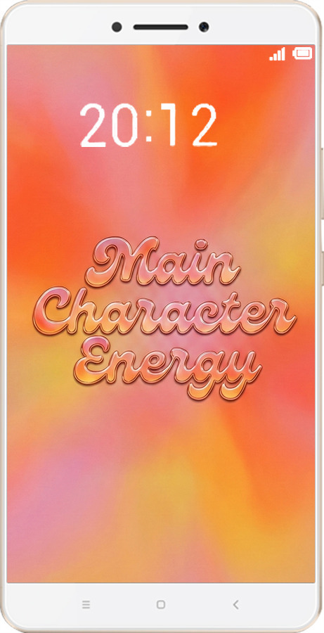 Силіконовий чехол Aura Gradient Main Character Energy Aesthetic Y2K для Xiaomi Mi Max - 6783u-275 изображение 