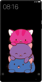 TPU чехол Милі котятка для Xiaomi Mi MiX 2 - 6518b-1067 изображение 