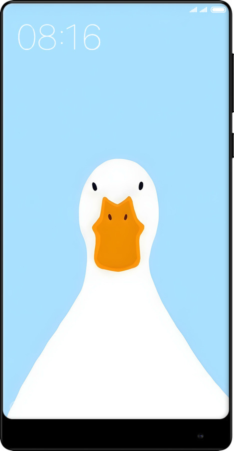 TPU чехол Гусь для Xiaomi Mi MiX 2 - 6350b-1067 изображение 