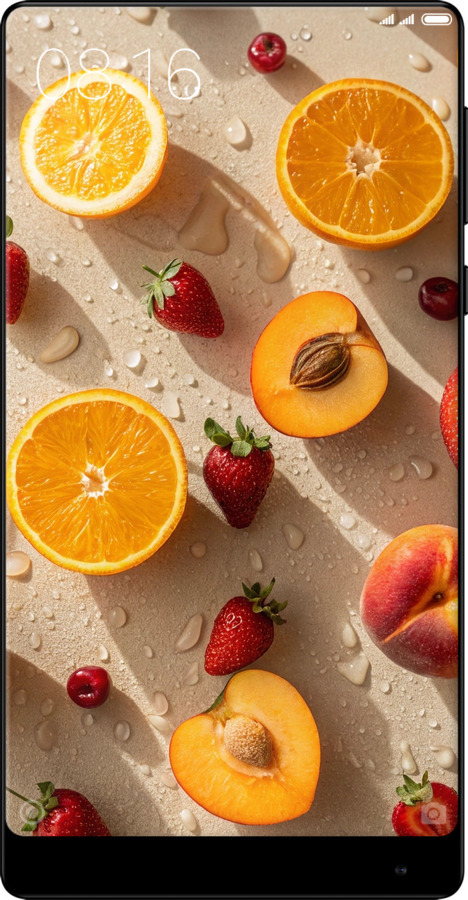 TPU чехол Фрукты 3 для Xiaomi Mi MiX 2 - 6703b-1067 изображение 