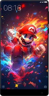 2D пластиковый чехол Супер Марио для Xiaomi Mi MiX 2 - 6342t-1067 изображение 