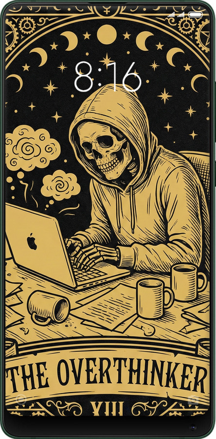 TPU чехол The Overthinker для Xiaomi Mi Mix 2s - 6774b-1438 изображение 