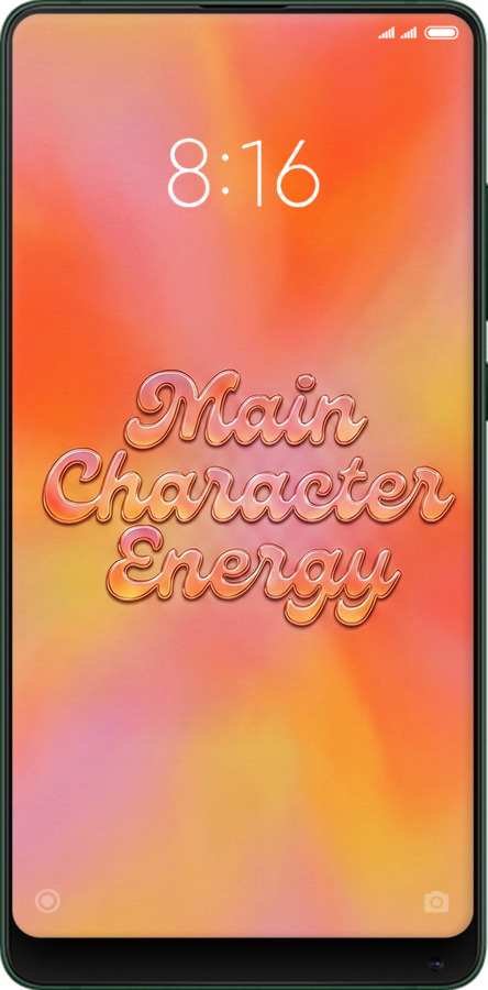 TPU чехол Aura Gradient Main Character Energy Aesthetic Y2K для Xiaomi Mi Mix 2s - 6783b-1438 изображение 