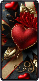 2D пластиковий чехол Сердечки v2 для Xiaomi Mi Mix 3 - 5832t-1599 изображение 