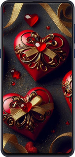 2D пластиковий чехол Сердечки v4 для Xiaomi Mi Mix 3 - 5834t-1599 изображение 