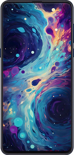 Силіконовий чехол Арт акварель для Xiaomi Mi Mix 3 - 6329u-1599 изображение 