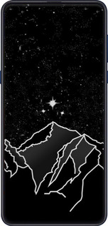 Силіконовий чехол Мінімалістичний гірський краєвид для Xiaomi Mi Mix 3 - 6438u-1599 изображение 