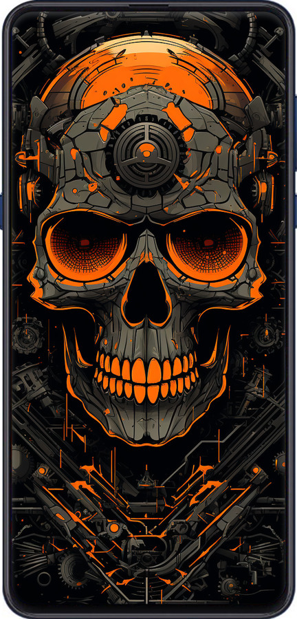 2D пластиковий чехол Череп для Xiaomi Mi Mix 3 - 5952t-1599 изображение 