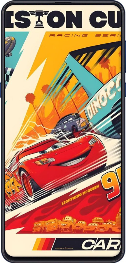 Силіконовий чехол Тачки для Xiaomi Mi Mix 3 - 6288u-1599 изображение 