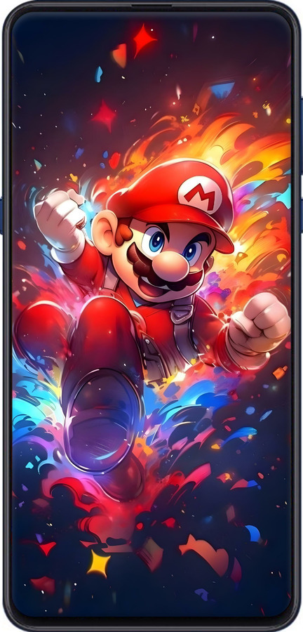 2D пластиковый чехол Супер Марио для Xiaomi Mi Mix 3 - 6342t-1599 изображение 