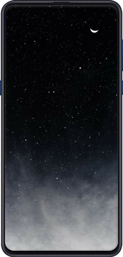 2D пластиковий чехол Голубые облака, Голубая луна для Xiaomi Mi Mix 3 - 6396t-1599 изображение 