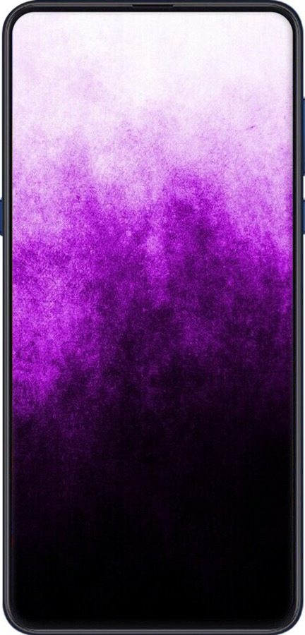 Силиконовый чехол Абстрактная композиция в фиолетовых тонах для Xiaomi Mi Mix 3 - 6478u-1599 изображение 