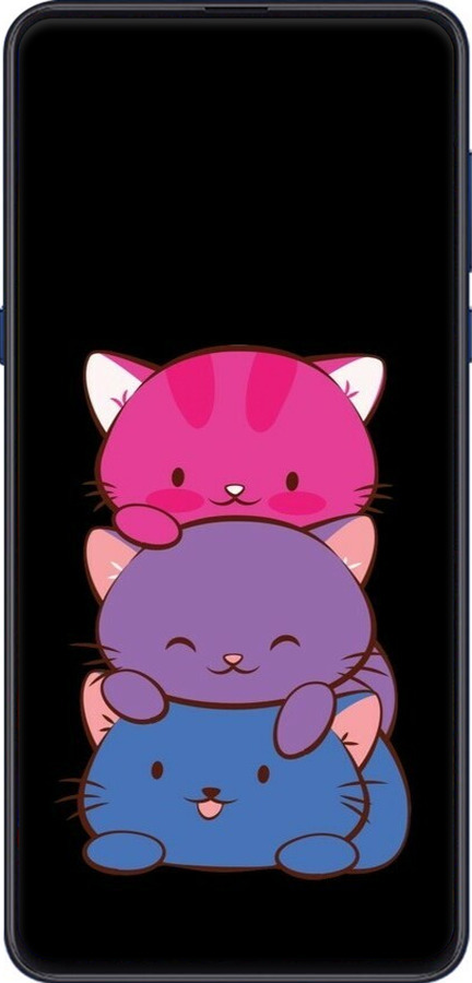 2D пластиковый чехол Милые кошки для Xiaomi Mi Mix 3 - 6518t-1599 изображение 