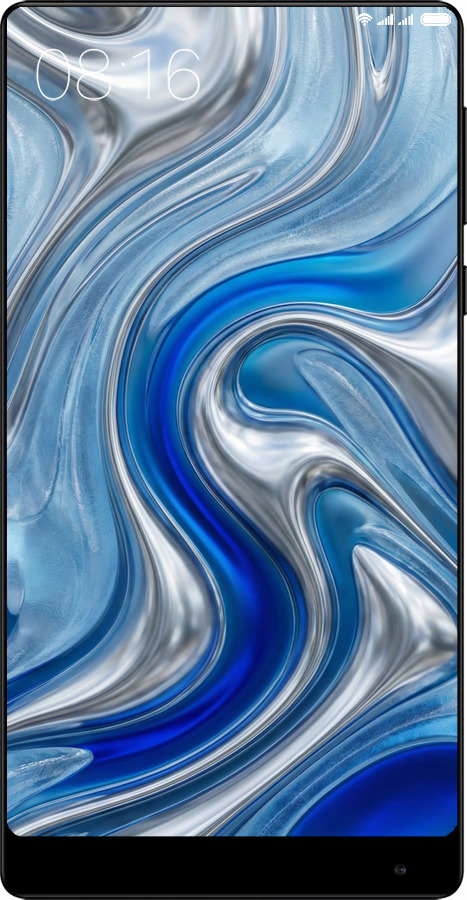 Силиконовый чехол Liquid Chrome для Xiaomi Mi MiX - 6781u-426 изображение 