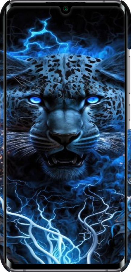 3D пластиковый матовый чехол Ледяной леопард для Xiaomi Mi Note 10 Lite - 6460m-1937 изображение 