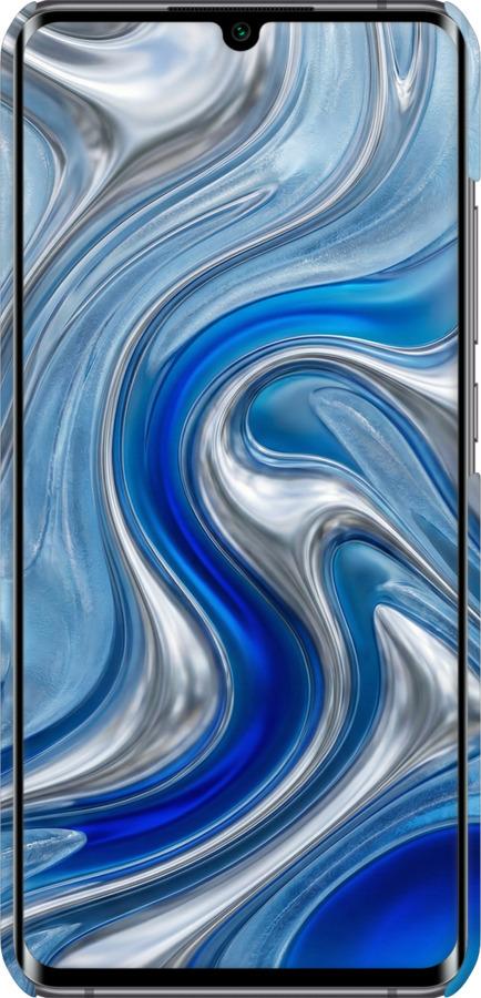 3D пластиковий матовий чехол Liquid Chrome для Xiaomi Mi Note 10 Lite - 6781m-1937 изображение 